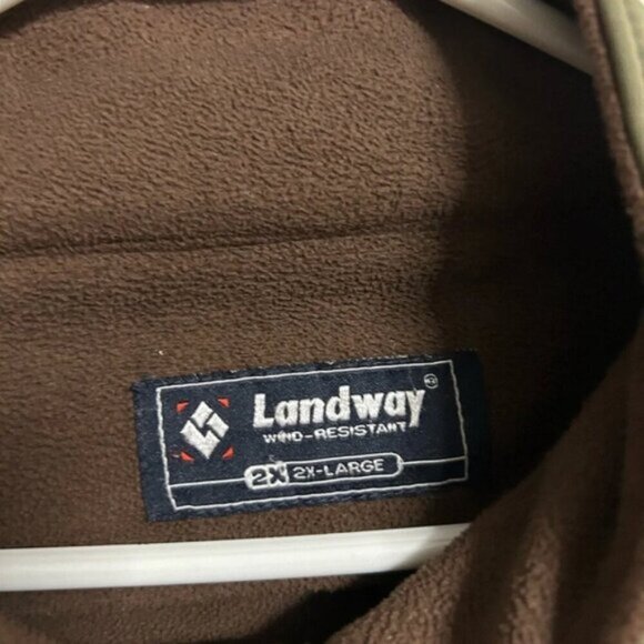 Landway Dark Green Wind Resistant Coat - Picture 4 of 4